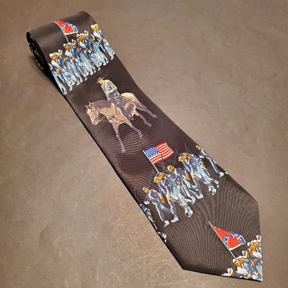 Black Civil War Tie - Picture 1 of 5